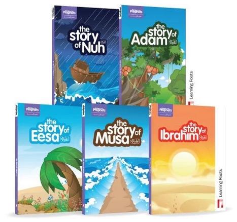 Stories of the Prophets - Adam, Nuh, Ibrahim, Musa, Eesa - 5 books set