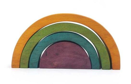 Wooden Rainbow Stack